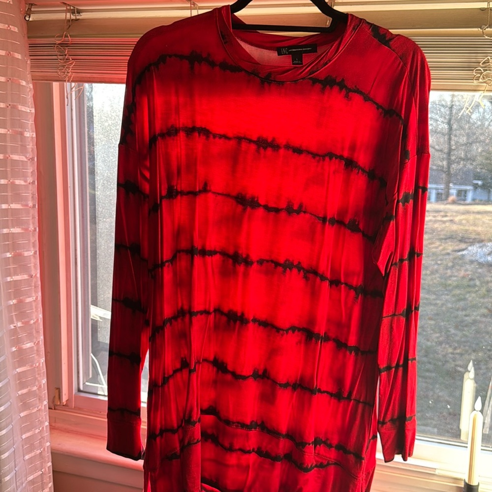 Red festival tunic